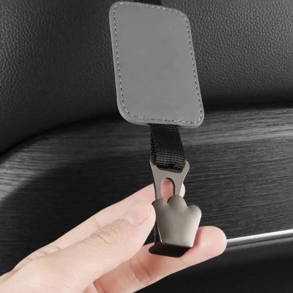 for Alfa Romeo Spider Convertible 2023 2024 Car Seat Hooks,Car Storage Hooks Back Seat Headrest Hanger Backrest Hooks for Bags, Purses, Handbags,E Green