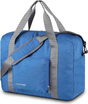 For Allegaint Airlines Personal Item Bag 17.7x12.6x6.3 Foldable Travel Duffel Bag Underseat Carry-on Luggage for Women and men 25L(Blue)