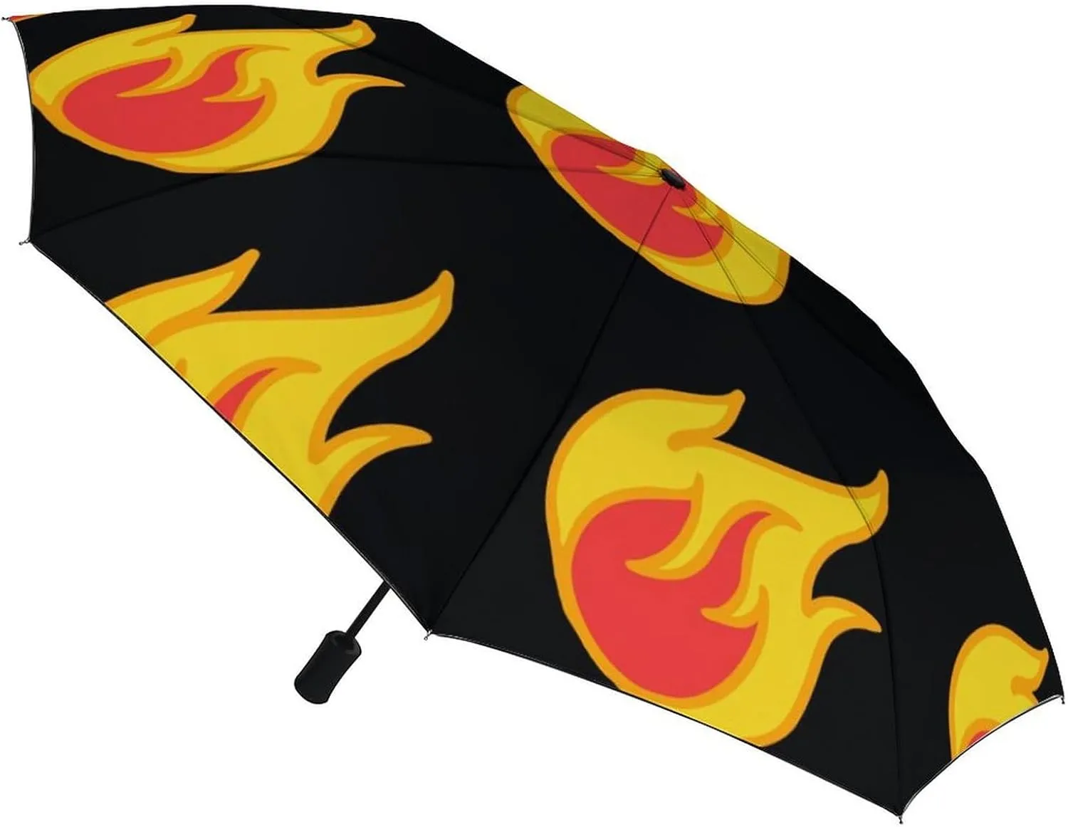 French Bulldog Travel Small Umbrella Windproof Compact Collapsible Light, Automatic,Wind Resistant,Strong And Portable, Folding Umbrella for Rain