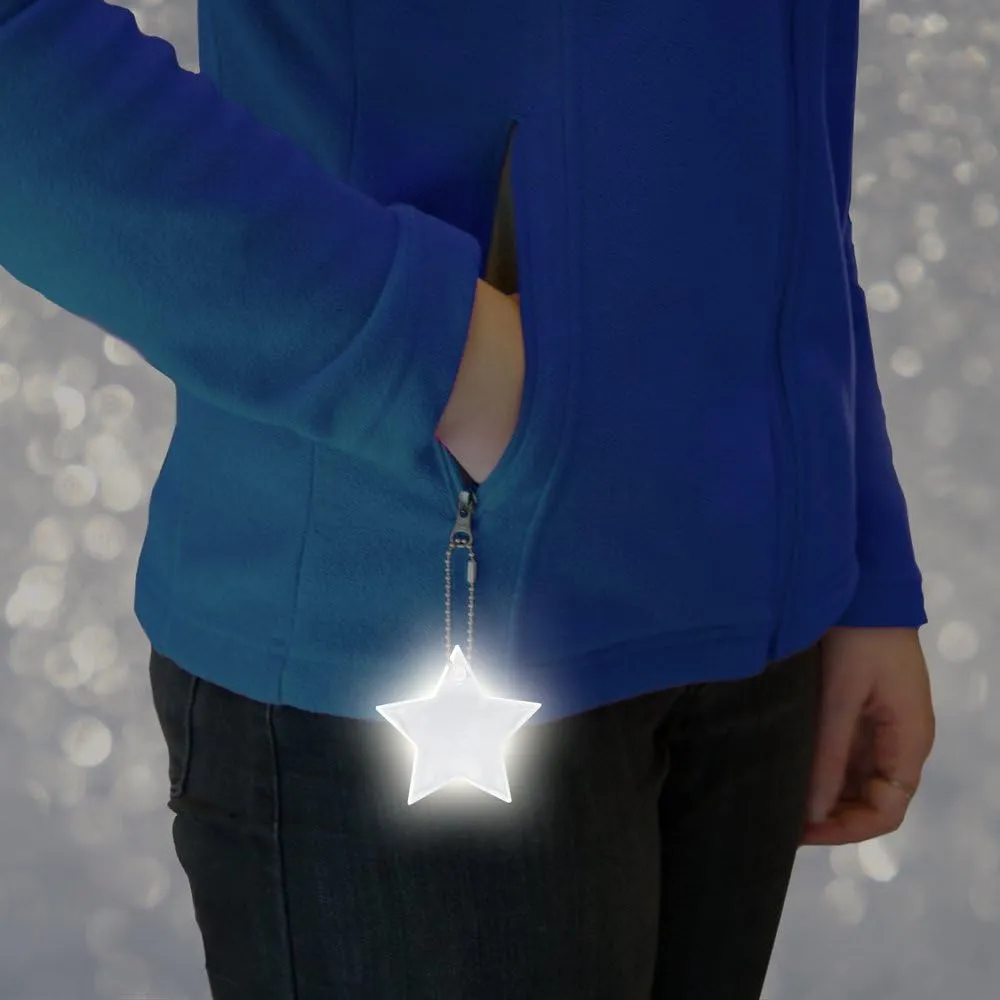 funflector Safety Reflectors - Stars - Stylish Reflective Gear for Jackets, Bags, Purses, Backpacks, Strollers and Wheelchairs - Made in USA