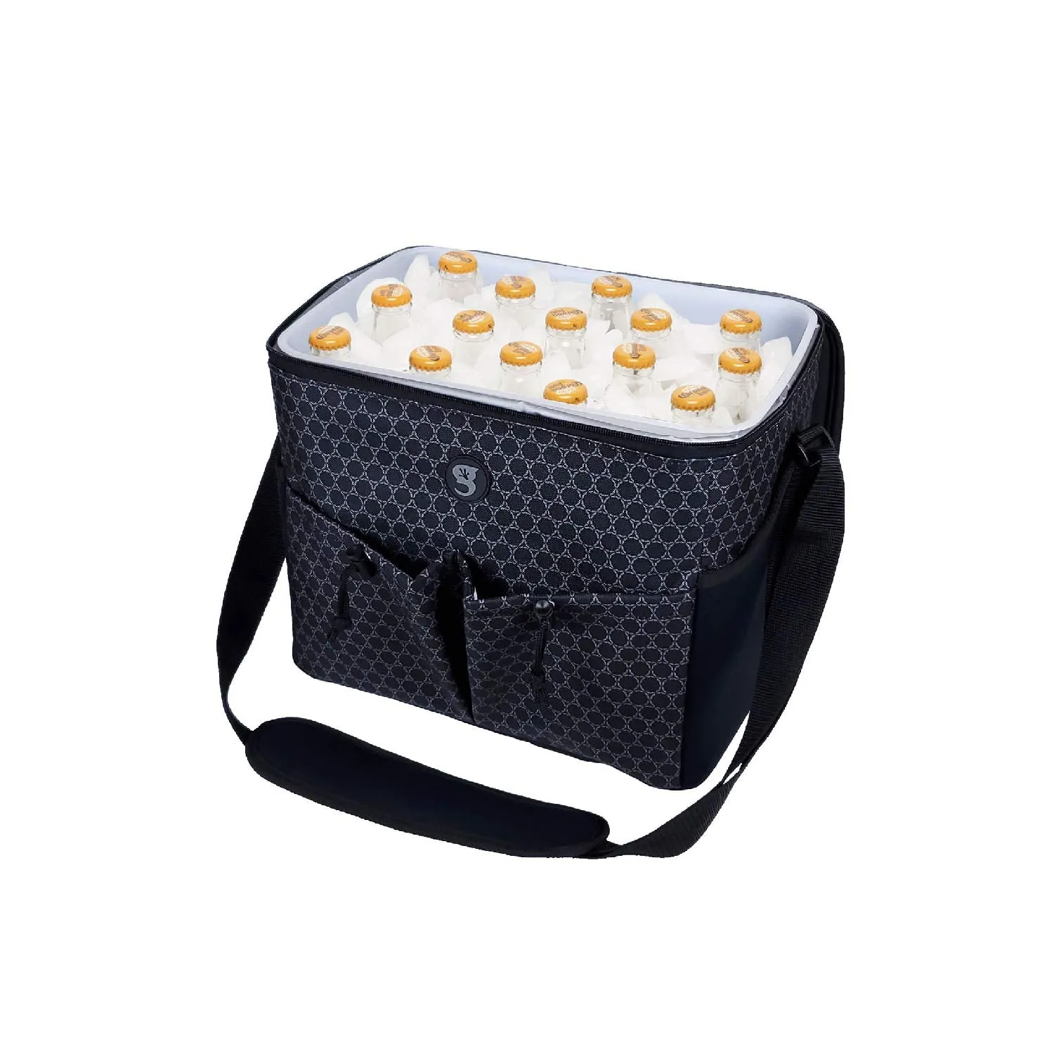 Geckobrands Large 15 bottle / 24 Can Cooler with Removable Hard Liner