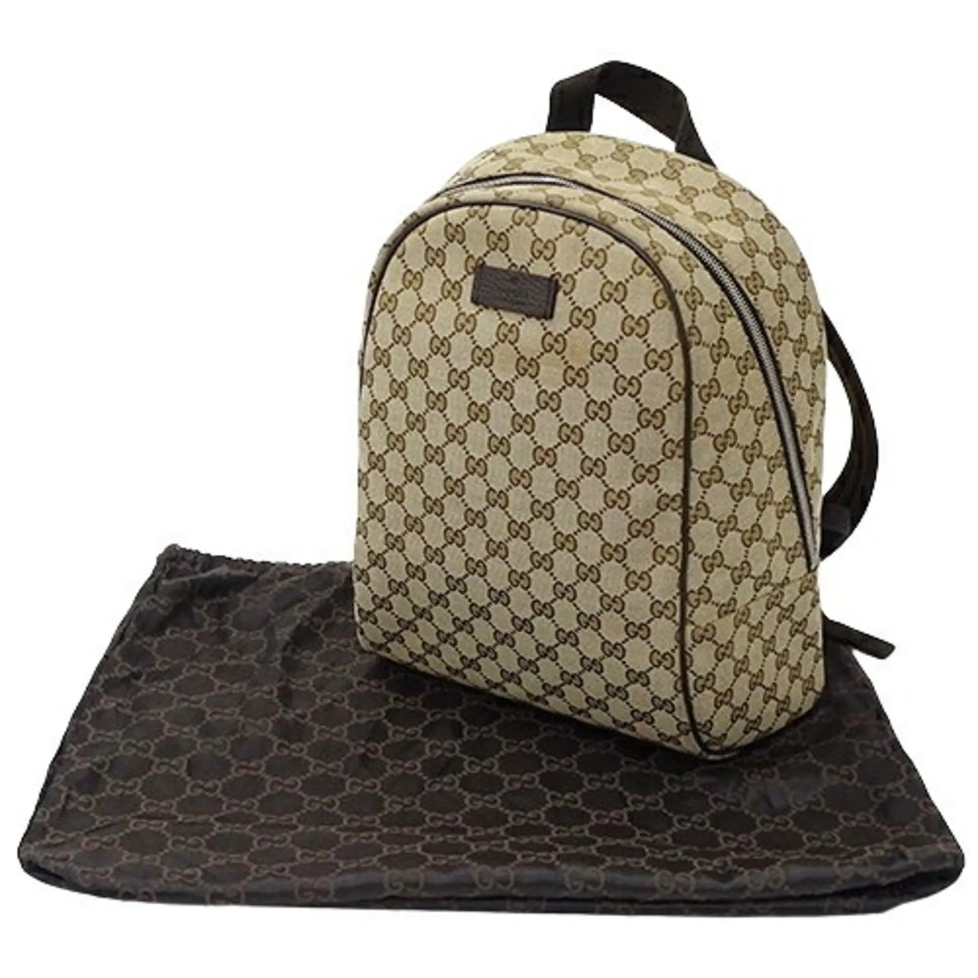 GG bag 449906 ladies Secure platform GUCCI canvas brown beige Extensive catalogue men's backpack