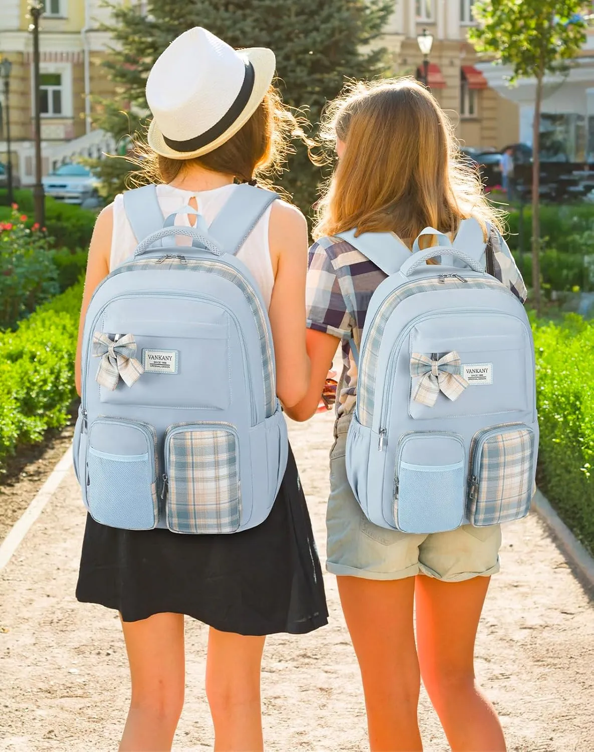 Girls Backpack, Women Laptop Backpacks 15.6in for College Students Elementary Middle High School Bag Teens Cute Kids Bookbags Back Pack, Blue
