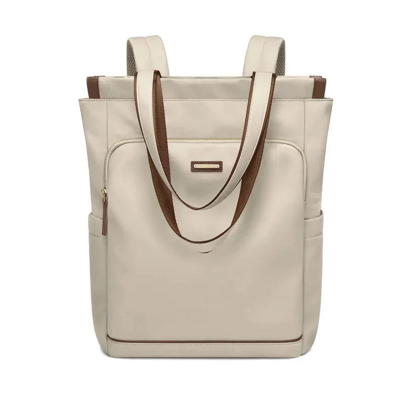 GOLF Women's Backpack Convertible Shoulder Bag Ladies Aesthetic Backpacks with Laptop Compartments Secret Pocket 15.6 inch Large