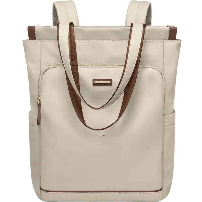 GOLF Women's Backpack Convertible Shoulder Bag Ladies Aesthetic Backpacks with Laptop Compartments Secret Pocket 15.6 inch Large