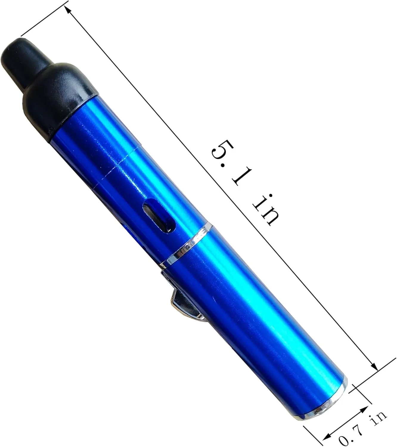 Handheld Inflatable Torch Lighter,Portable Multifunctional All-in-One Tube Built-in Detachable Lighter,Outdoor,Indoor,Camping,Candle,Birthday,Blue(2PCS)