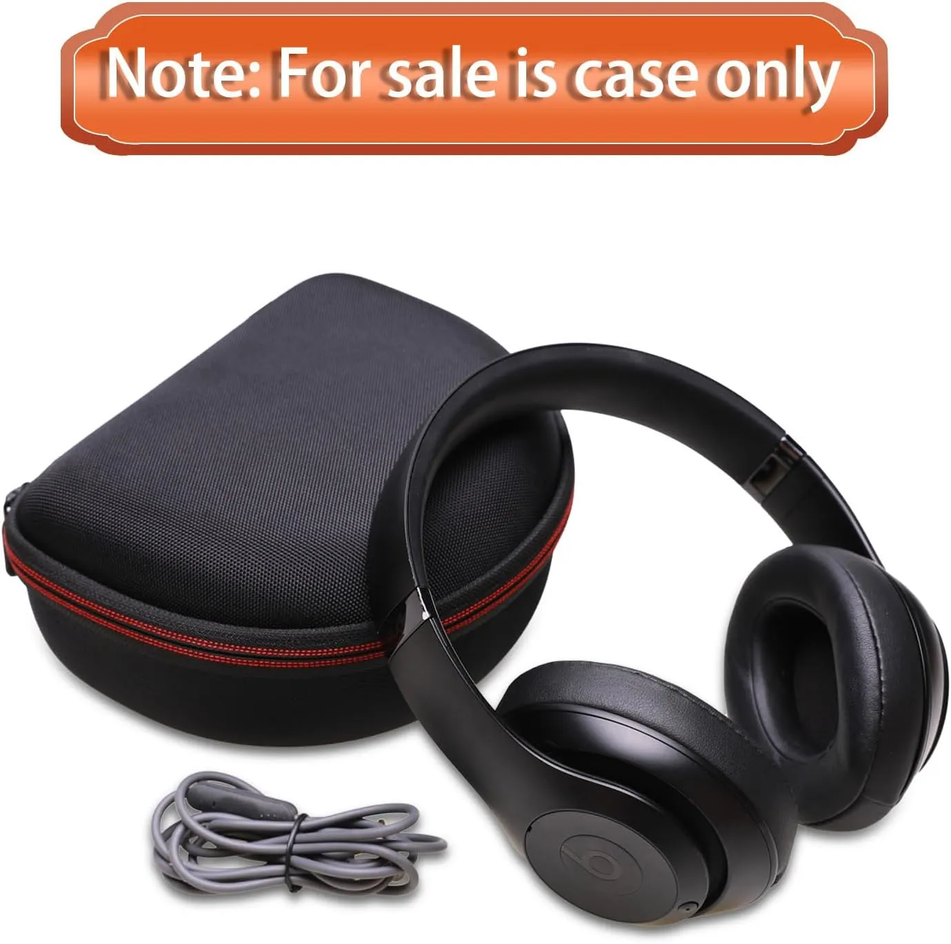 Headphone Case Compatible with Beats Studio Pro/Beats Solo 4 / Beats Studio 3 / Beats Solo 3 / TOZO HA1 and for TOZO HT2 On-Ear Bluetooth Headphones - Black
