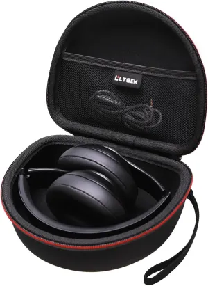 Headphone Case Compatible with Beats Studio Pro/Beats Solo 4 / Beats Studio 3 / Beats Solo 3 / TOZO HA1 and for TOZO HT2 On-Ear Bluetooth Headphones - Black