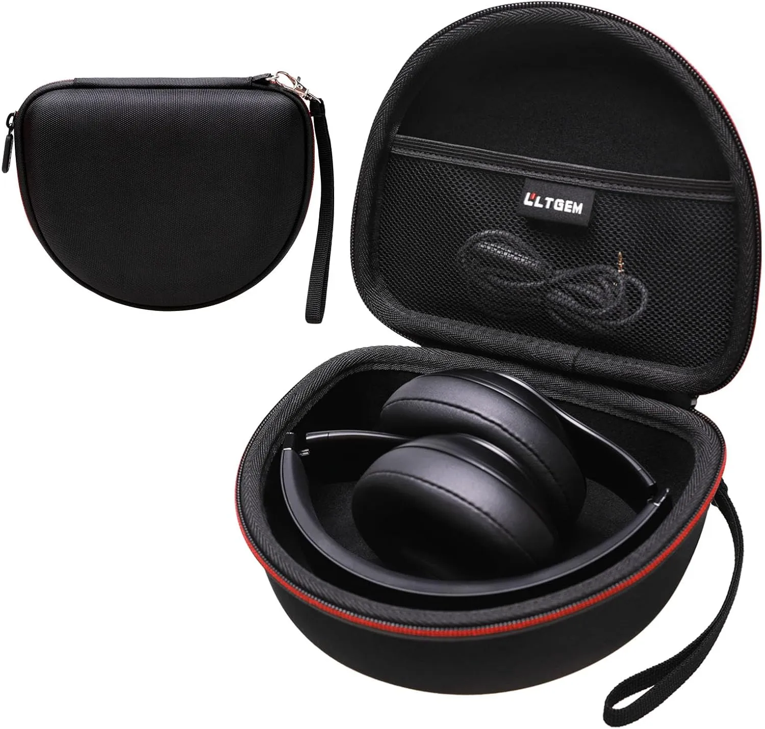 Headphone Case Compatible with Beats Studio Pro/Beats Solo 4 / Beats Studio 3 / Beats Solo 3 / TOZO HA1 and for TOZO HT2 On-Ear Bluetooth Headphones - Black