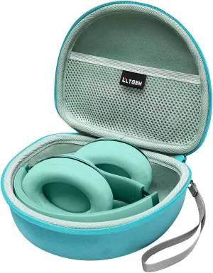 Headphone Case Compatible with Beats Studio Pro/Beats Solo 4 / Beats Studio 3 / Beats Solo 3 / TOZO HA1 and for TOZO HT2 On-Ear Bluetooth Headphones - Peacock Green