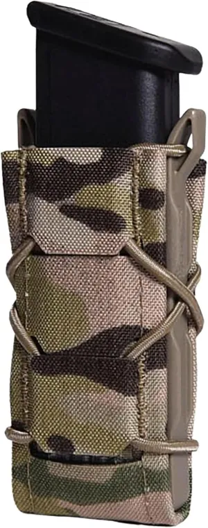 High Speed Gear® - GEN 2 Pistol Taco® MOLLE Mag Pouch, Police Gear & Military Gear, Tactical Magazine Pouch for Professionals (Multicam)