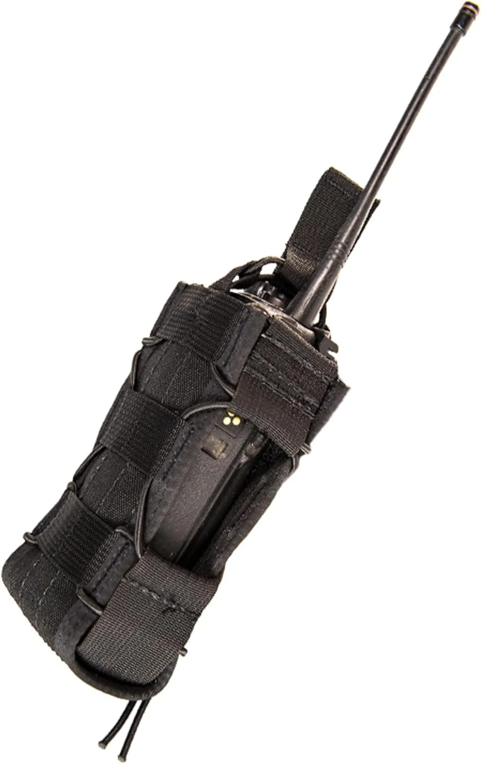 High Speed Gear® - Multi-Access Comm (MAC™) Taco® MOLLE Pouch, Police Gear & Military Gear, MOLLE Radio Pouch, Tactical Pouch for Professionals (Black)