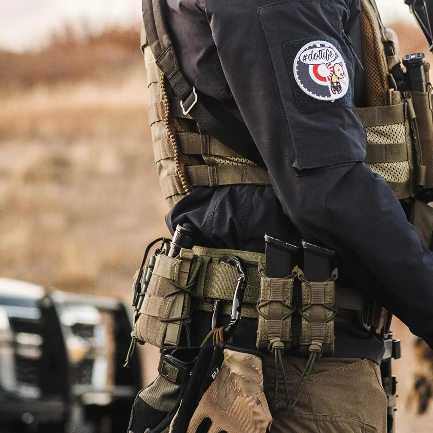High Speed Gear® - Original TACO® MOLLE Mag Pouch, Police Gear & Military Gear, Tactical Magazine Pouch for Professionals (OD Green)