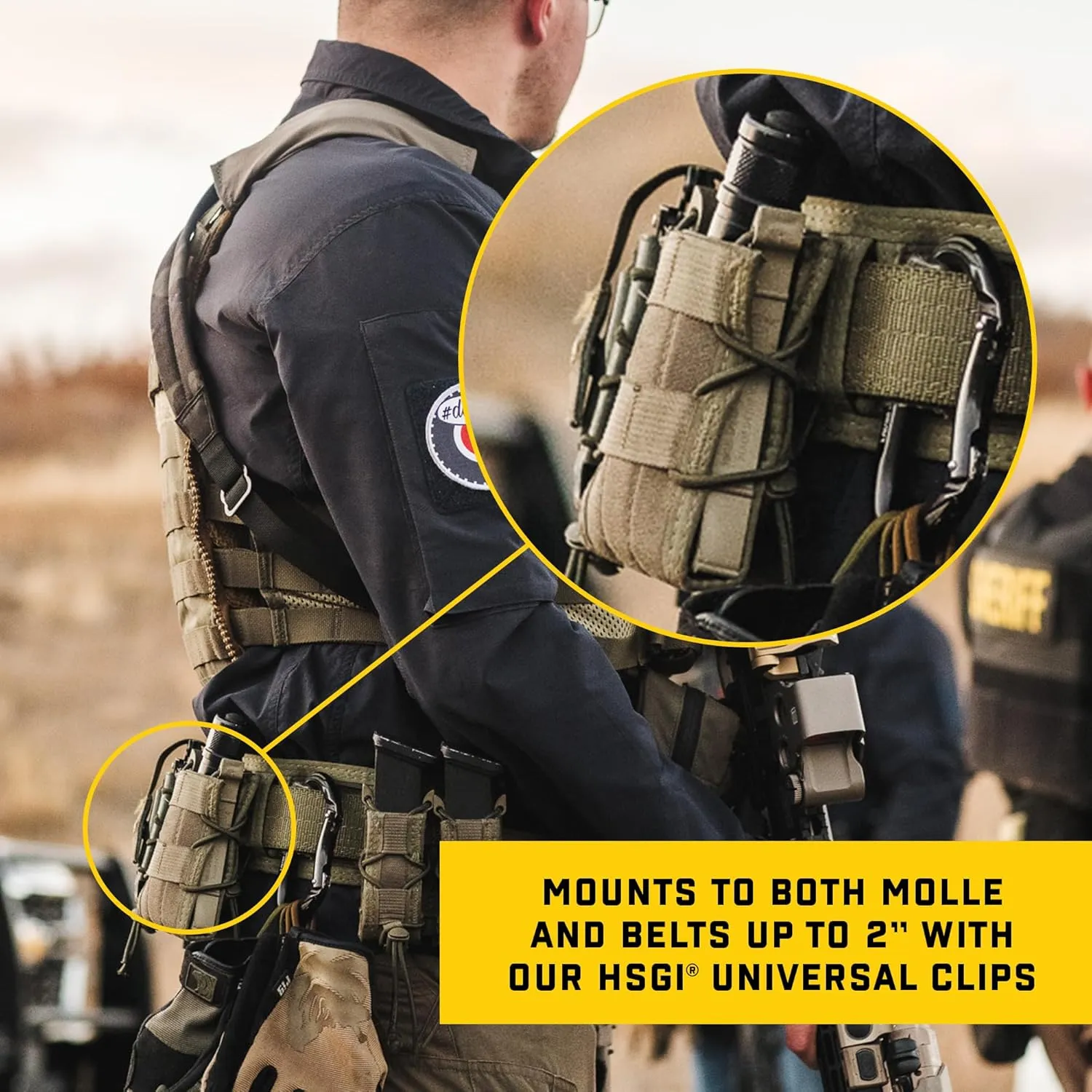High Speed Gear® - Original TACO® MOLLE Mag Pouch, Police Gear & Military Gear, Tactical Magazine Pouch for Professionals (OD Green)