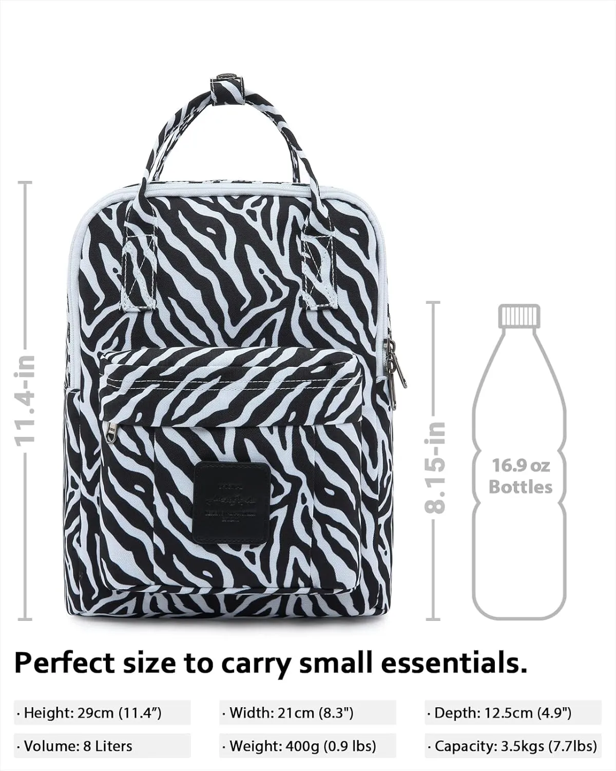 HotStyle BESTIE Mini Backpack Purse, Multiple Colors and Patterns, Small Sized
