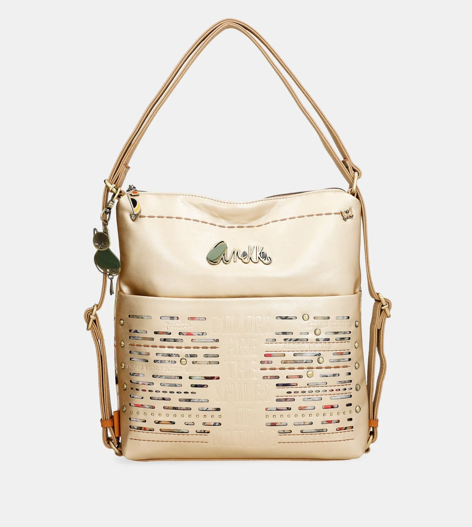into bag Pachamama rucksack Shipping options Helpful a golden convertible Nature