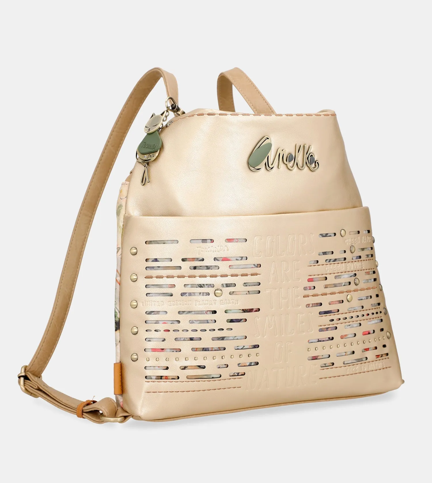 into bag Pachamama rucksack Shipping options Helpful a golden convertible Nature