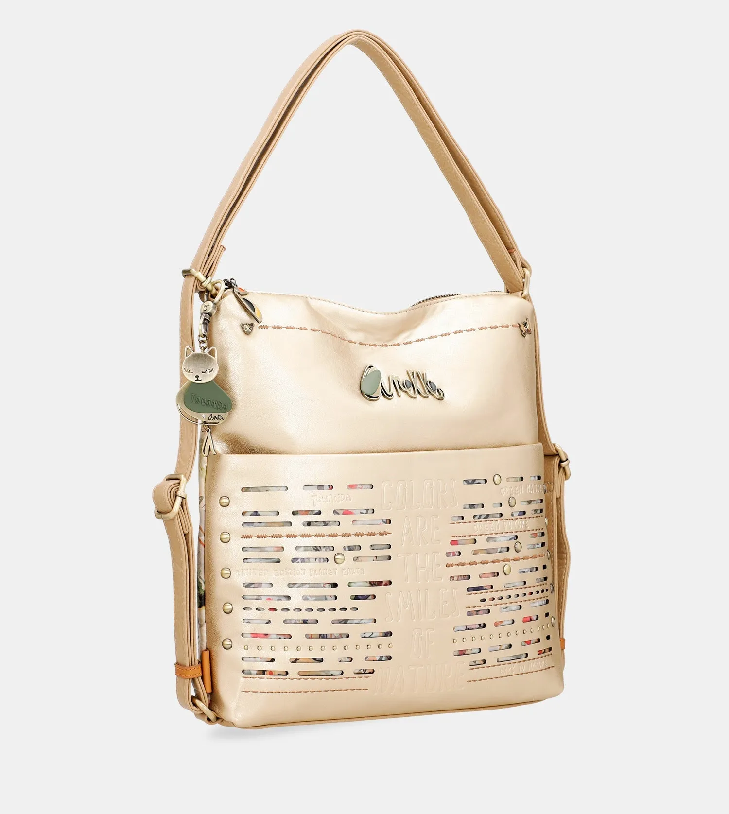 into bag Pachamama rucksack Shipping options Helpful a golden convertible Nature