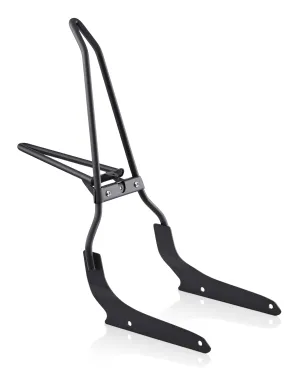 Iron Born 25" Sissy Bar with Foldable Luggage Rack for Honda Shadow 750 Phantom Matte Black