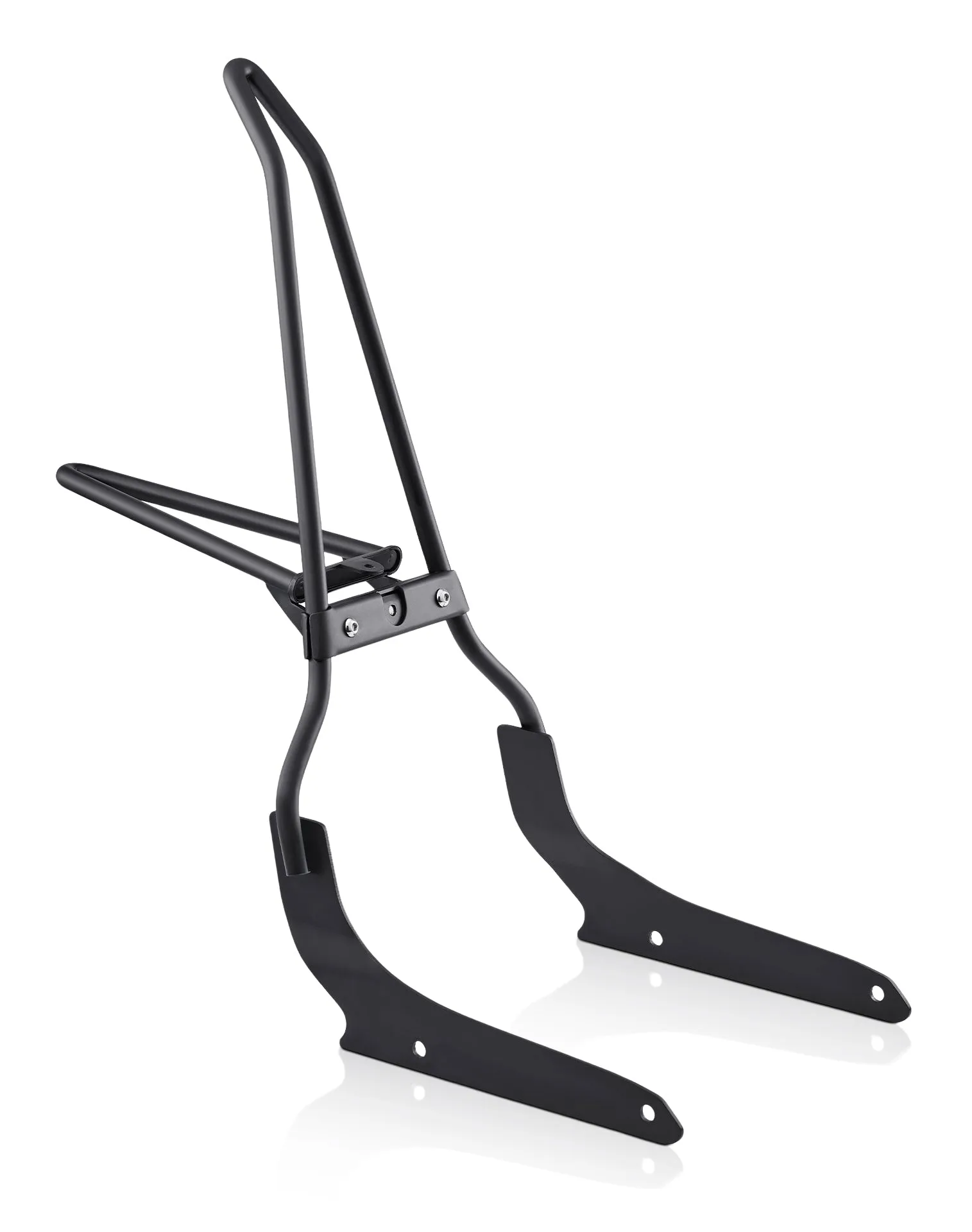 Iron Born 25" Sissy Bar with Foldable Luggage Rack for Honda Shadow 750 Phantom Matte Black