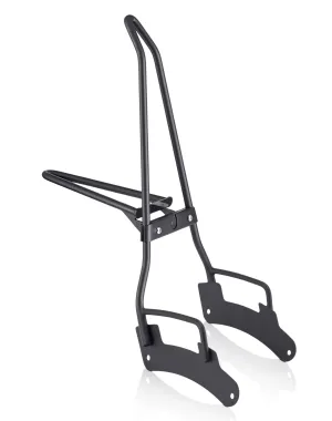 Iron Born Blade 25" Indian Chief Bobber Dark Horse (2022 ) Sissy Bar with Foldable Luggage Rack Matte Black