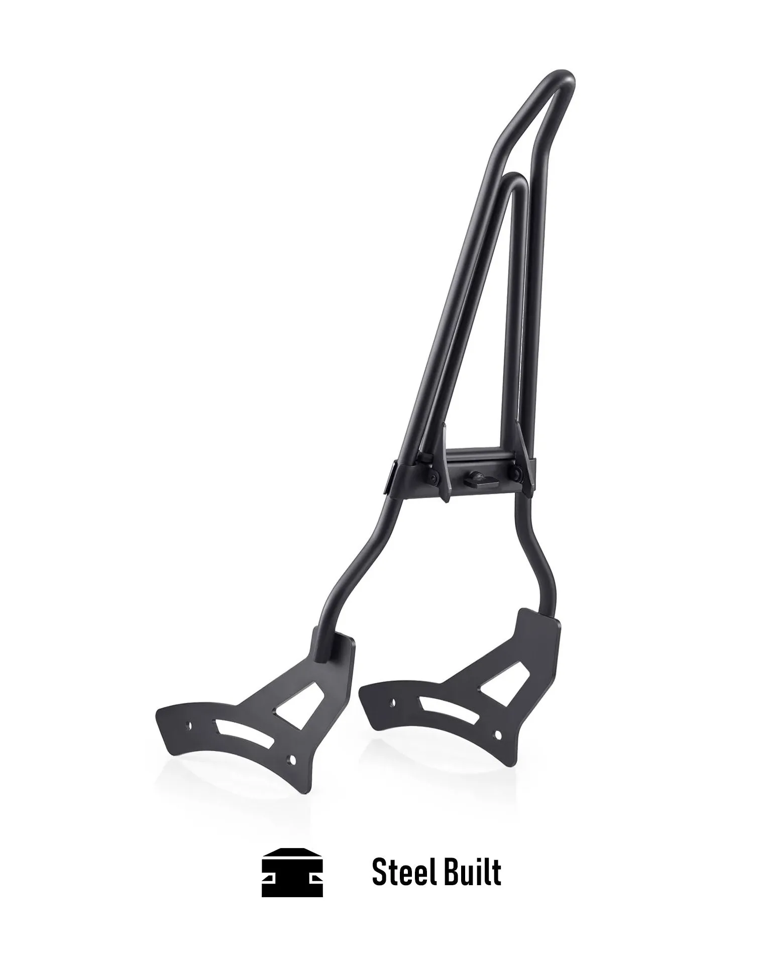 Iron Born Blade 25" Sissy Bar with Foldable Luggage Rack for Honda Rebel 1100 CMX1100 Matte Black