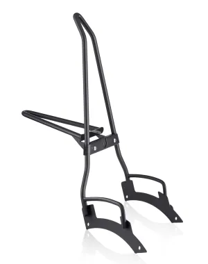 Iron Born Blade 25" Sissy Bar with Foldable Luggage Rack for Indian Scout Rogue Sixty Matte Black