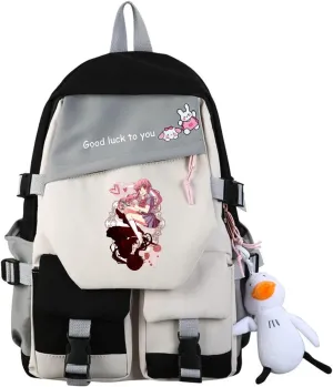 ISaikoy Anime Future Diary Backpack Students Bookbag Shoulder School Bag Daypack Laptop Bag 1