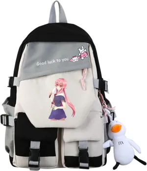 ISaikoy Anime Future Diary Backpack Students Bookbag Shoulder School Bag Daypack Laptop Bag 3