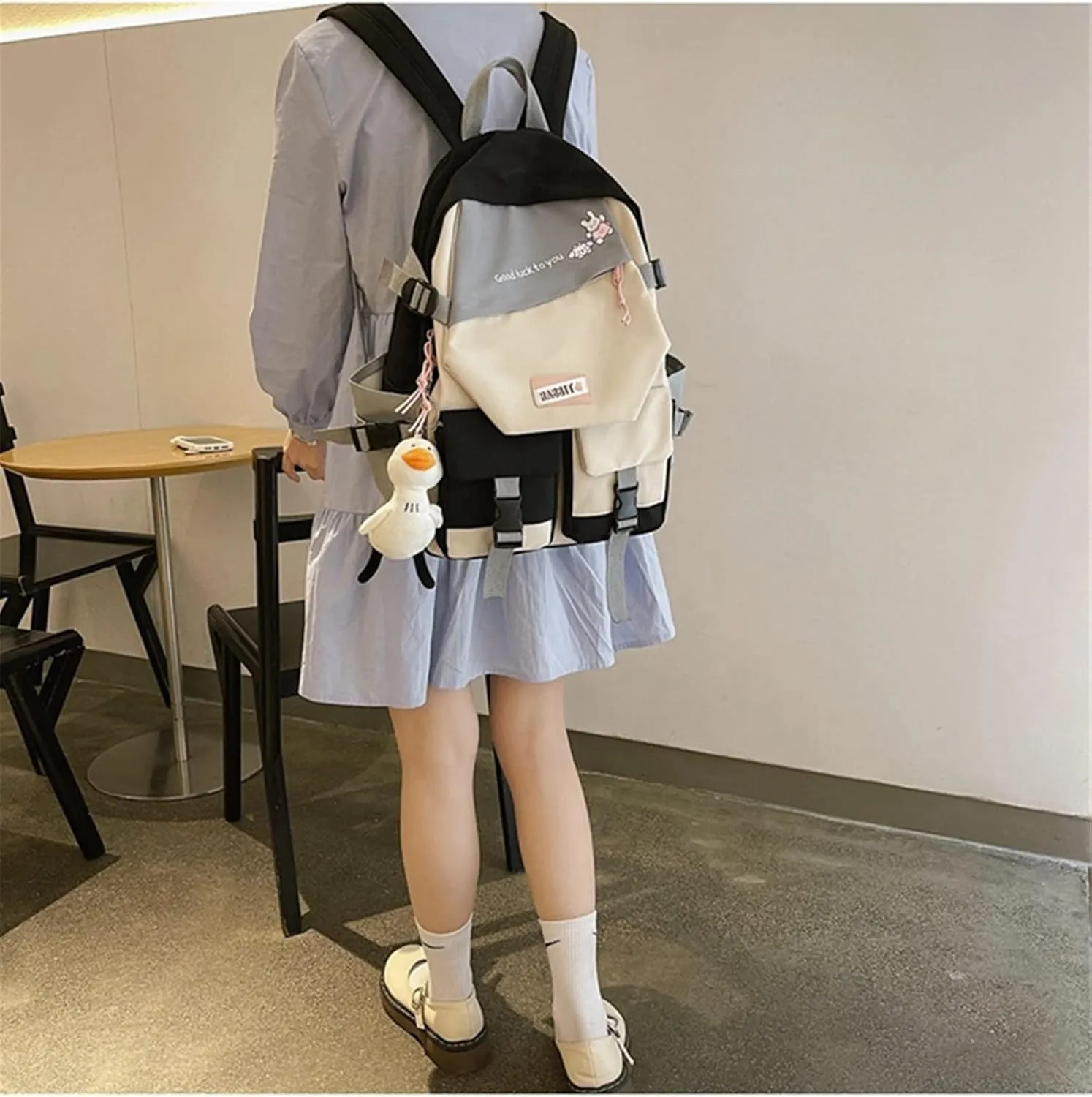 ISaikoy Anime Future Diary Backpack Students Bookbag Shoulder School Bag Daypack Laptop Bag 6