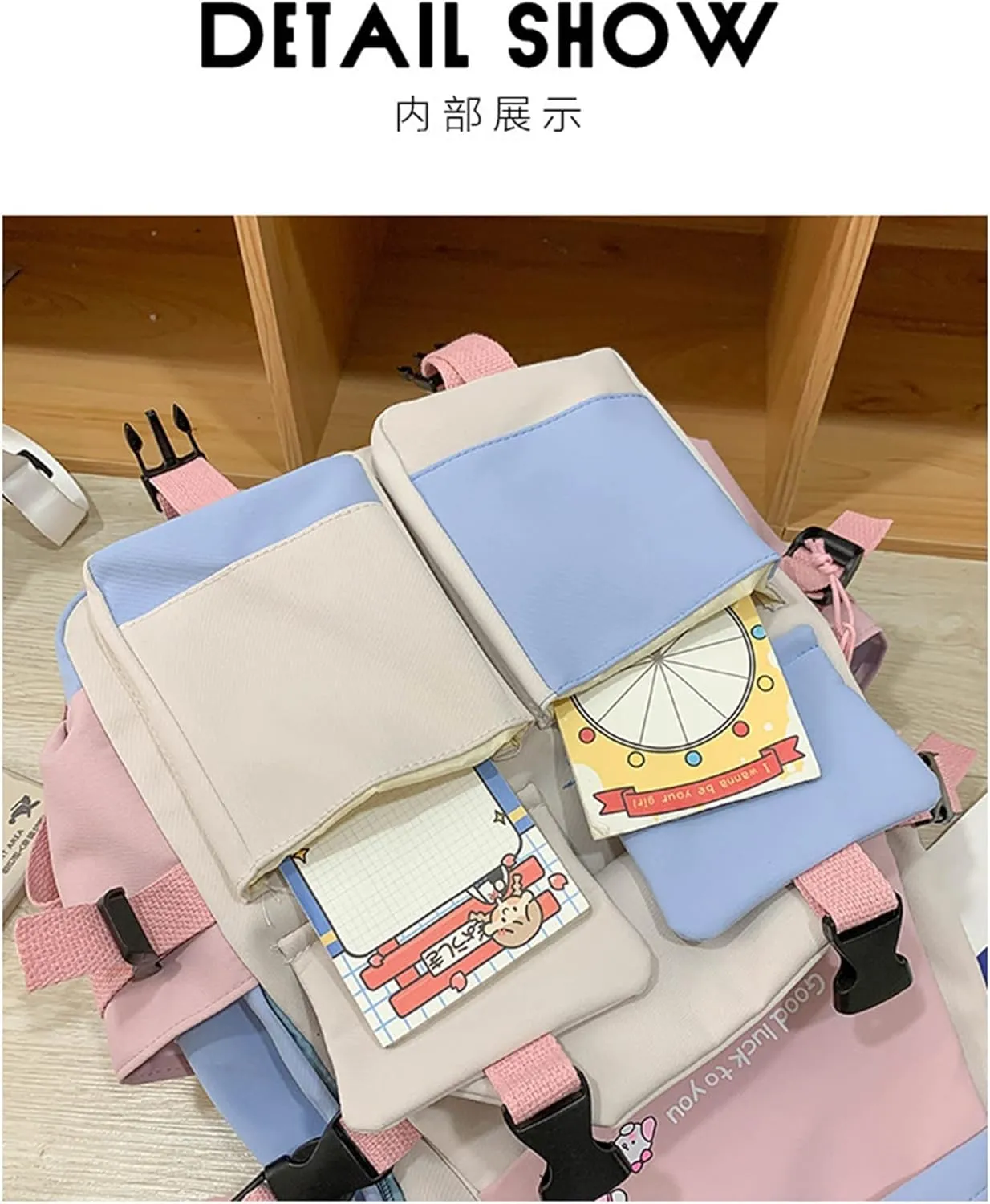 ISaikoy Anime Komi can't communicate Backpack Shoulder Bag Bookbag Student School Bag Daypack Satchel E14