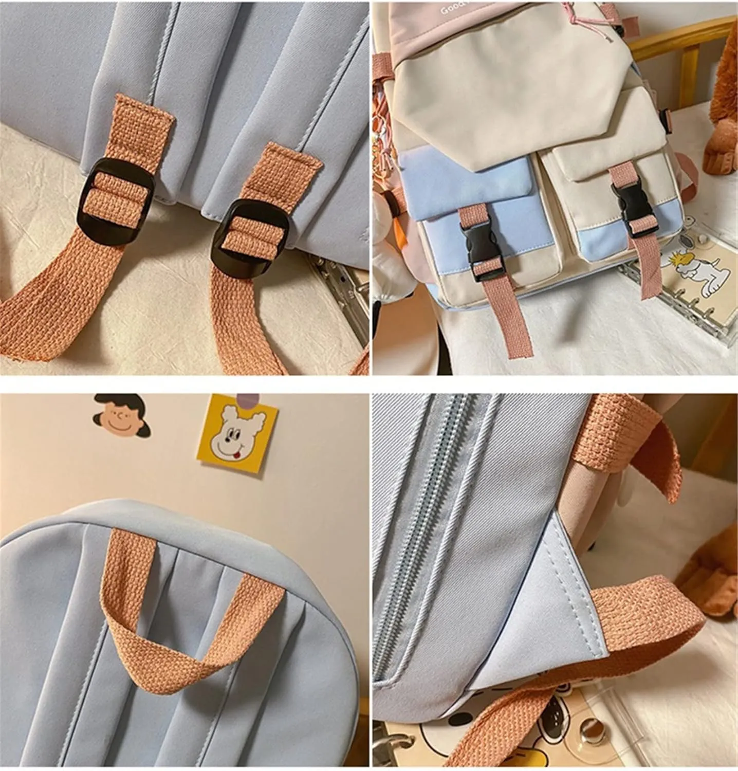 ISaikoy Anime Komi can't communicate Backpack Shoulder Bag Bookbag Student School Bag Daypack Satchel E14