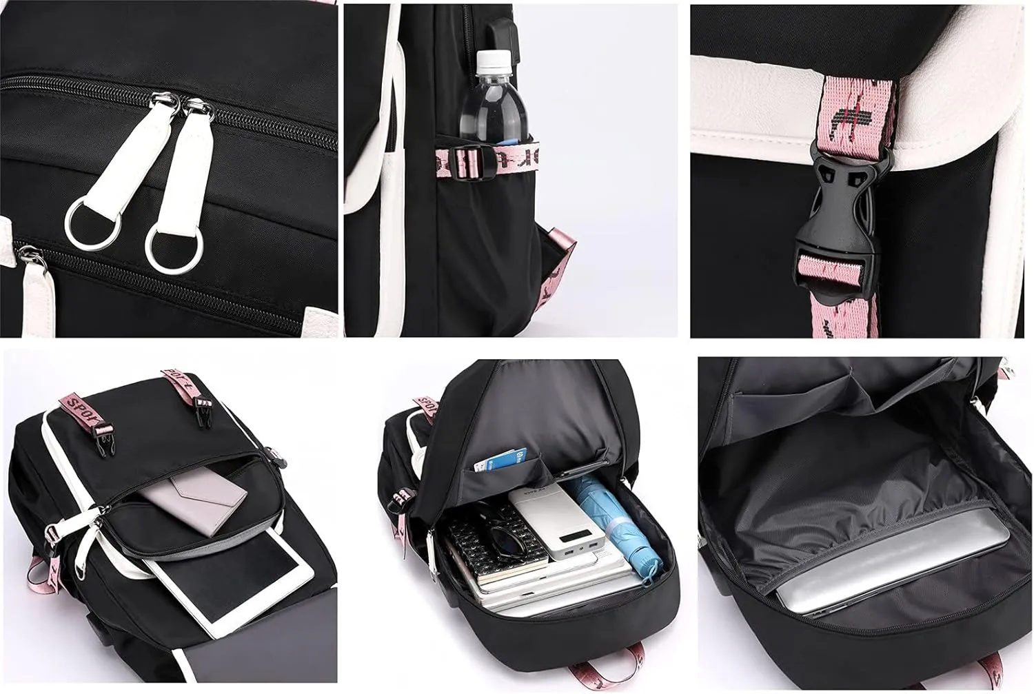 ISaikoy Anime Ouran High School Host Club Backpack Shoulder Bag Bookbag Student School Bag Daypack Satchel B11