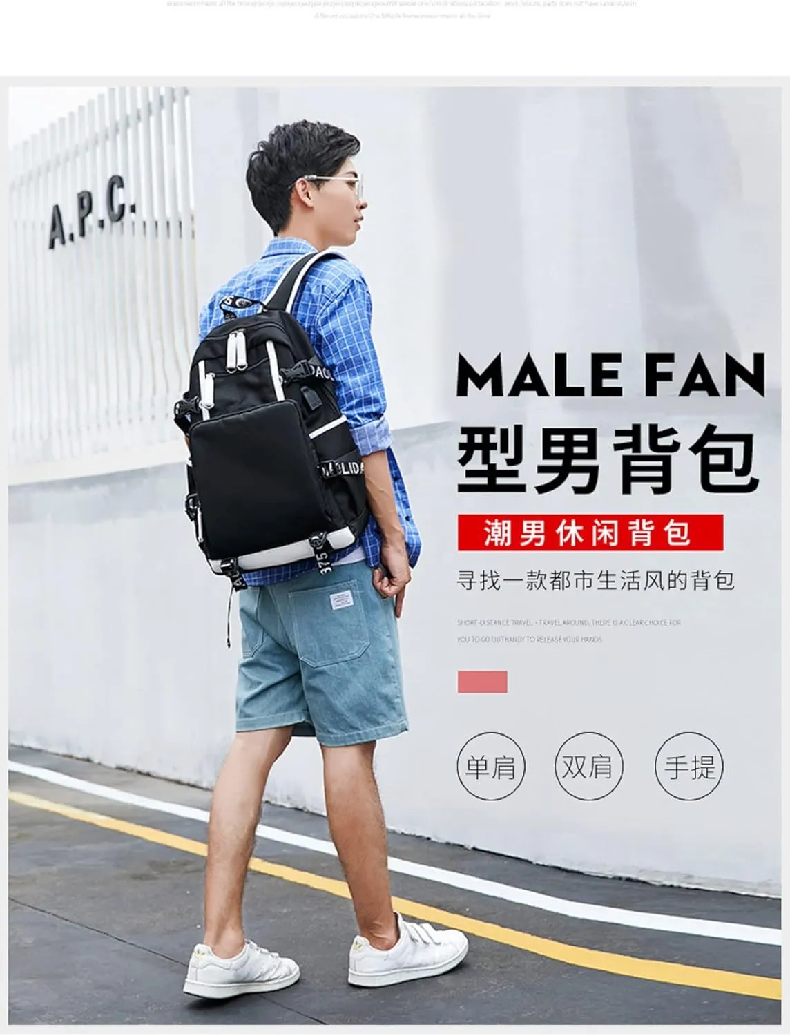 ISaikoy Anime Ouran High School Host Club Backpack Shoulder Bag Bookbag Student School Bag Daypack Satchel C25