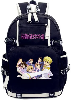 ISaikoy Anime Ouran High School Host Club Backpack Shoulder Bag Bookbag Student School Bag Daypack Satchel C25
