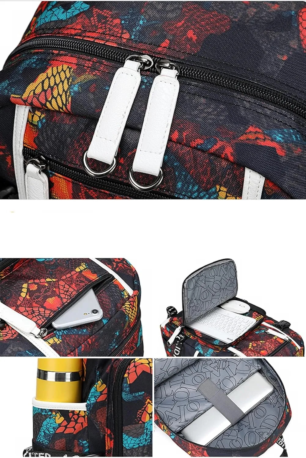 ISaikoy Anime Ouran High School Host Club Backpack Shoulder Bag Bookbag Student School Bag Daypack Satchel D11