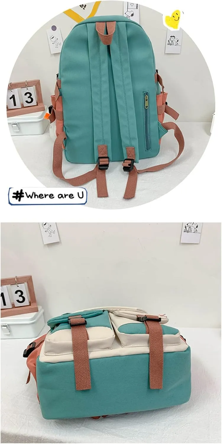 ISaikoy Anime Toilet-bound Hanako-kun Backpack Bookbag Shoulder School Bag Daypack Laptop Bag 8