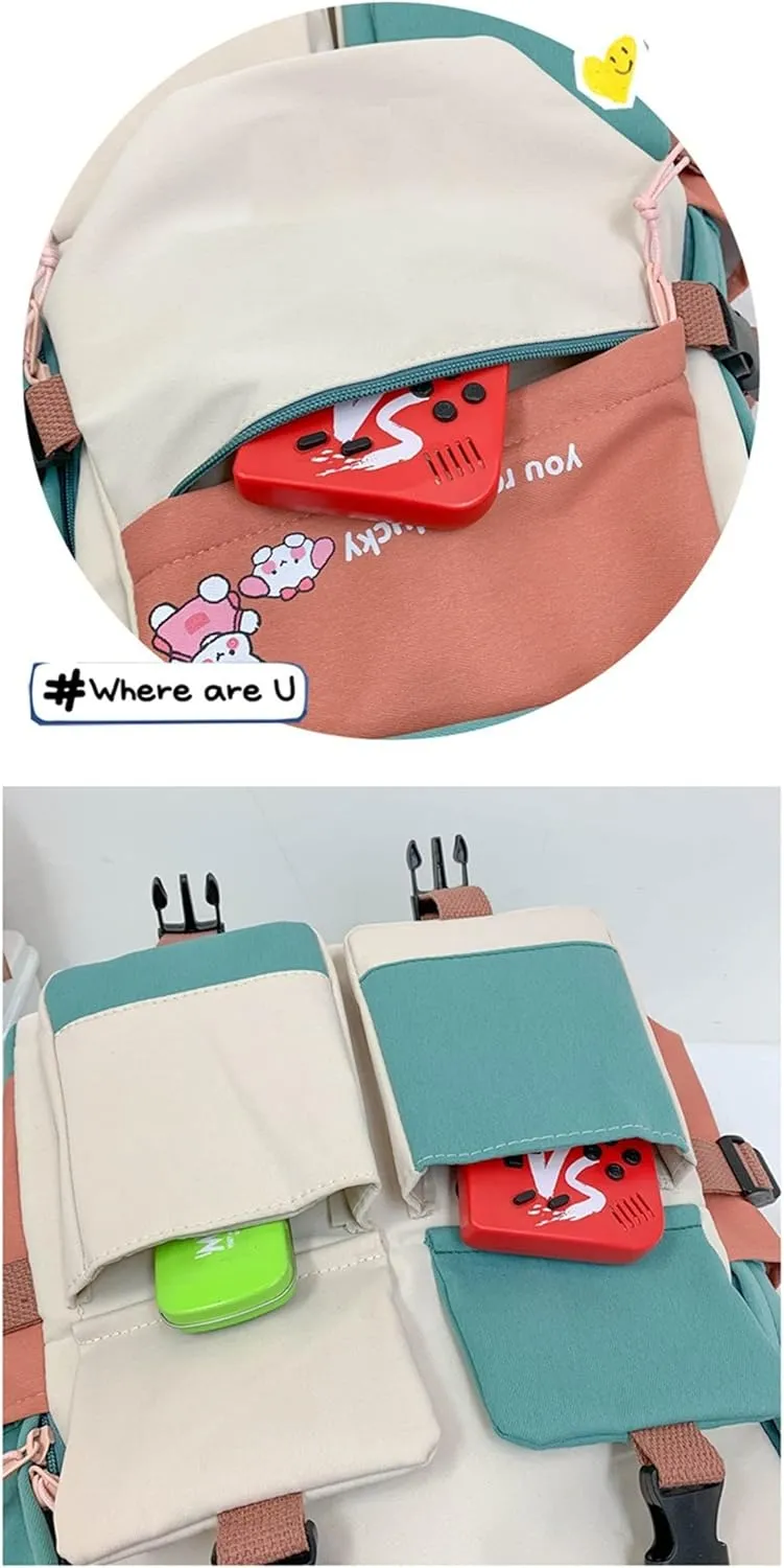 ISaikoy Anime Toilet-bound Hanako-kun Backpack Bookbag Shoulder School Bag Daypack Laptop Bag 8