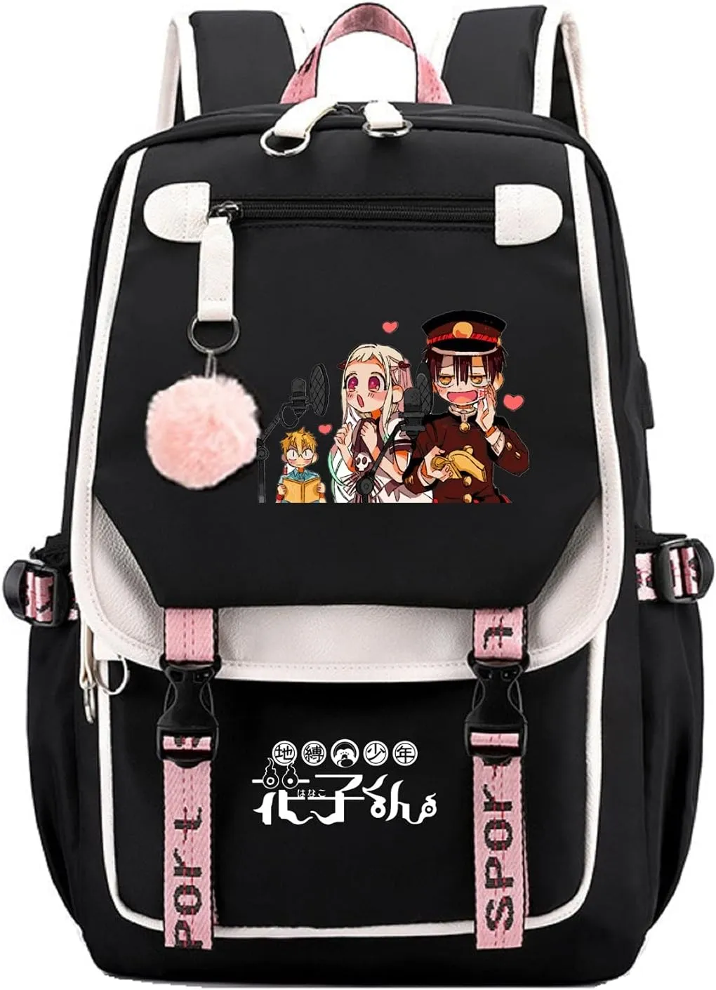 ISaikoy Anime Toilet Bound Hanako kun Backpack Handbag Bookbag Daypack School Bag Shoulder Bag Style9