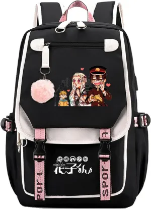 ISaikoy Anime Toilet Bound Hanako kun Backpack Handbag Bookbag Daypack School Bag Shoulder Bag Style9
