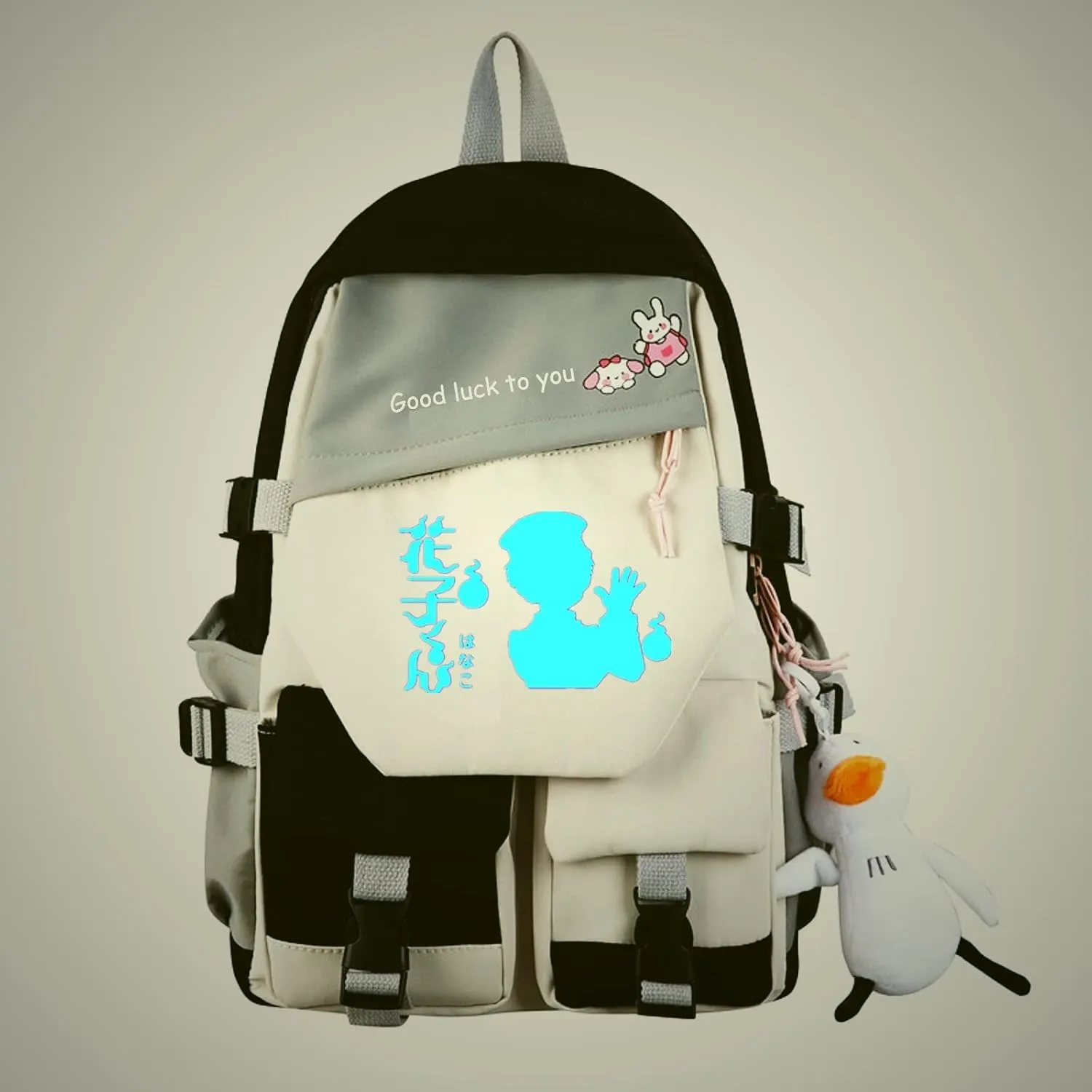 ISaikoy Anime Toilet-bound Hanako-kun Backpack Students Bookbag Shoulder School Bag Daypack Laptop Bag 1