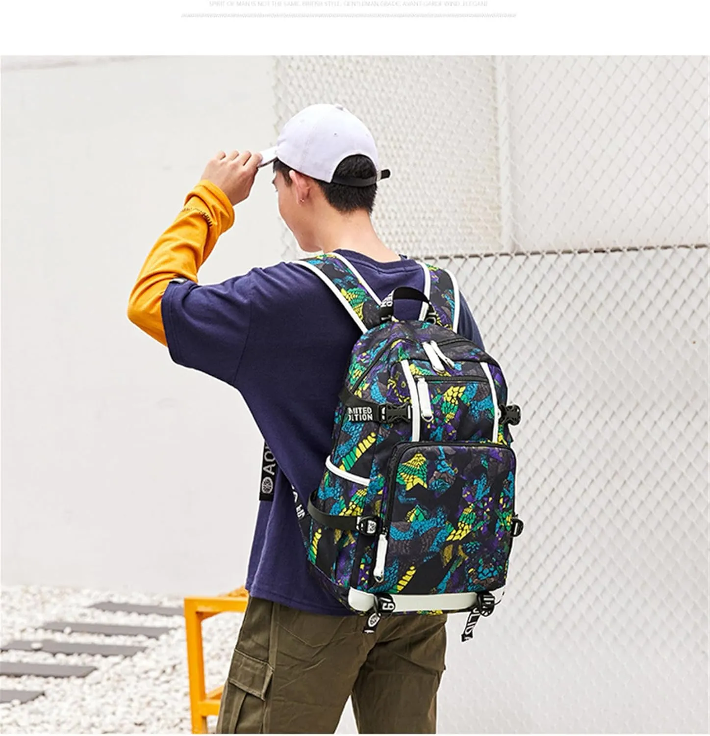 ISaikoy Game Plants vs. Zombies Backpack Shoulder Bag Bookbag School Bag Daypack Satchel Laptop Bag Color Blue1