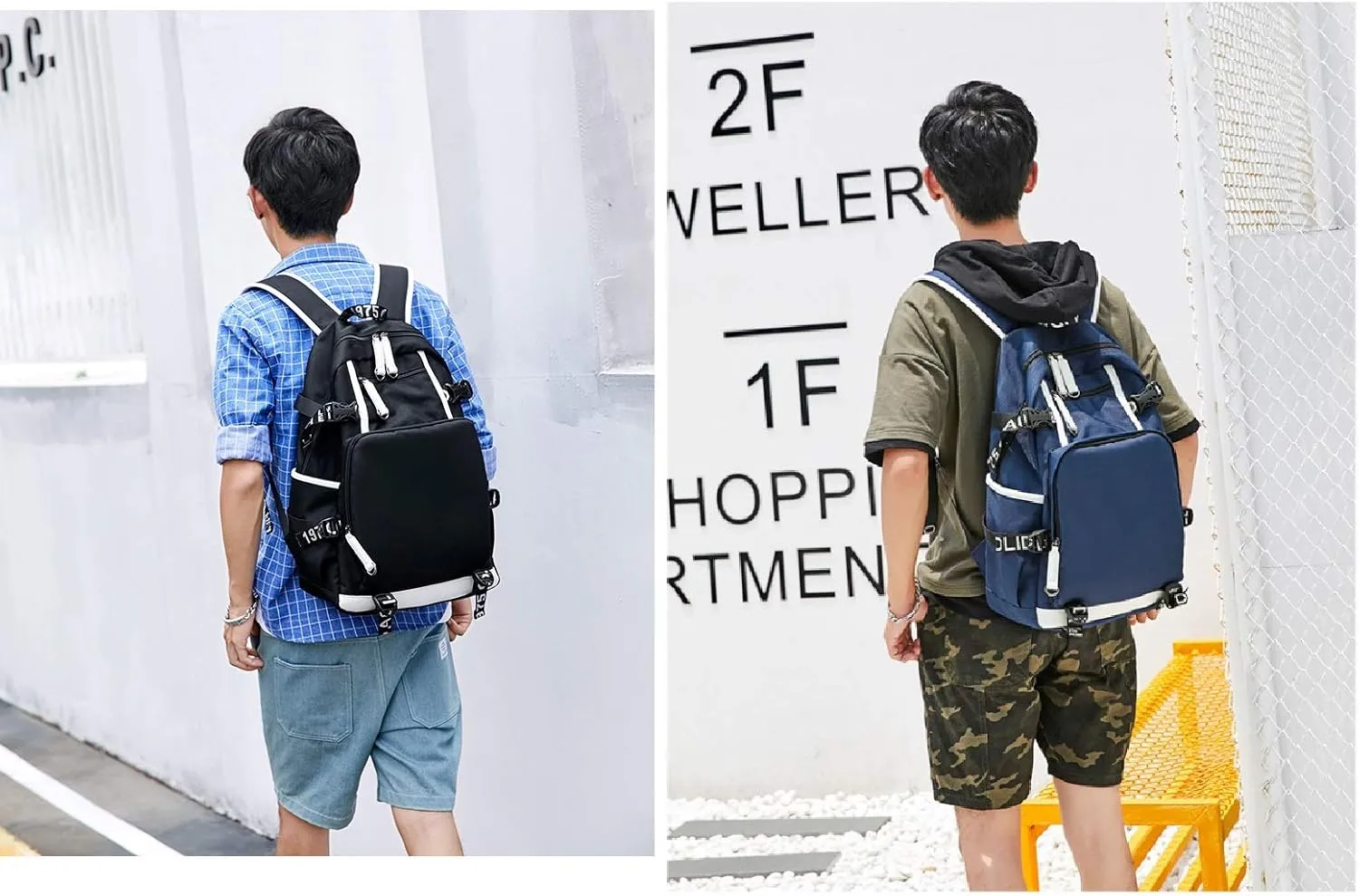 ISaikoy Game Zenless Zone Zero Backpack Daypack Bookbag Laptop Bag School Bag with USB Port 10