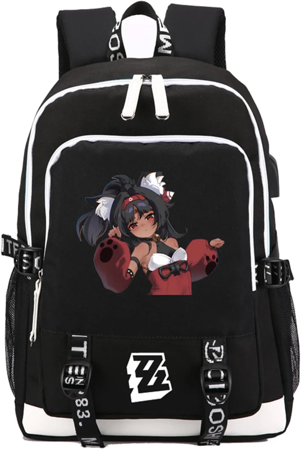 ISaikoy Zenless Zone Zero Backpack Daypack Bookbag Laptop Bag School Bag with USB Port 10