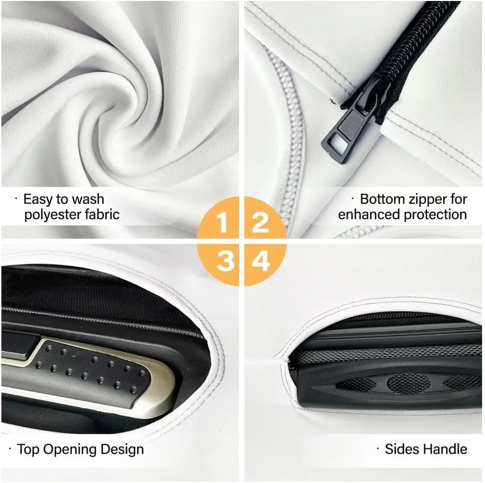Italy Suitcase Cover Protectors 18/24/28/32 Inch Luggage Cover for Wheeled Suitcase Travel Elastic Suitcase Protector Custom Suitcase Cover Duffle Bag Covers Protector for Travel-L