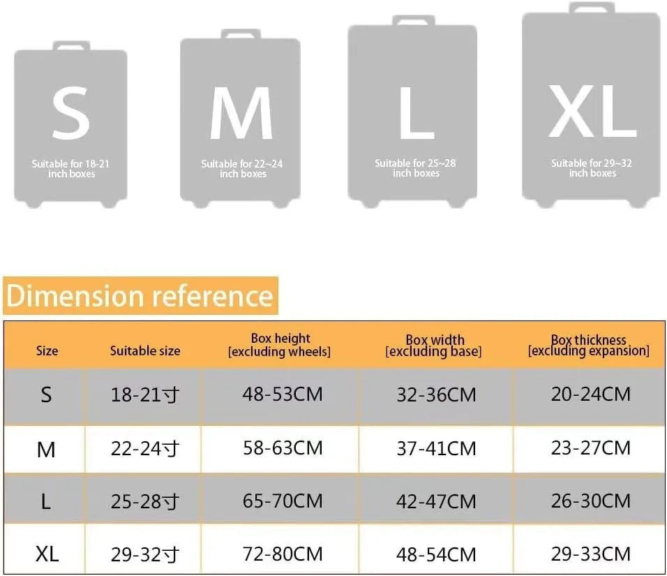 Italy Suitcase Cover Protectors 18/24/28/32 Inch Luggage Cover for Wheeled Suitcase Travel Elastic Suitcase Protector Custom Suitcase Cover Duffle Bag Covers Protector for Travel-L