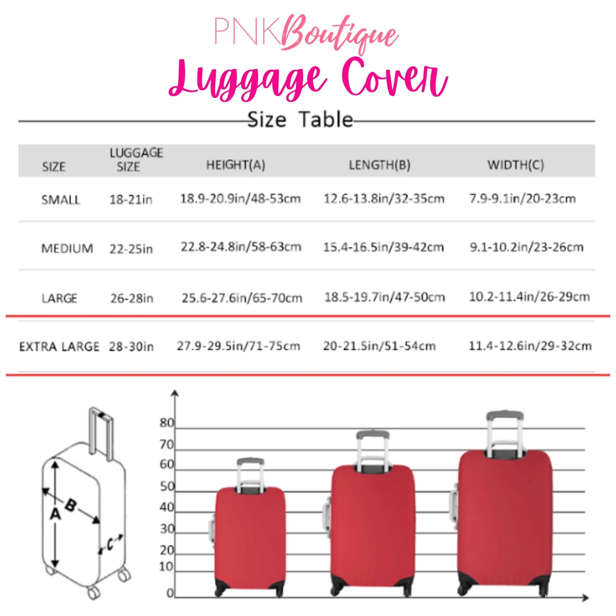 Ivy and Pearls Luggage Cover