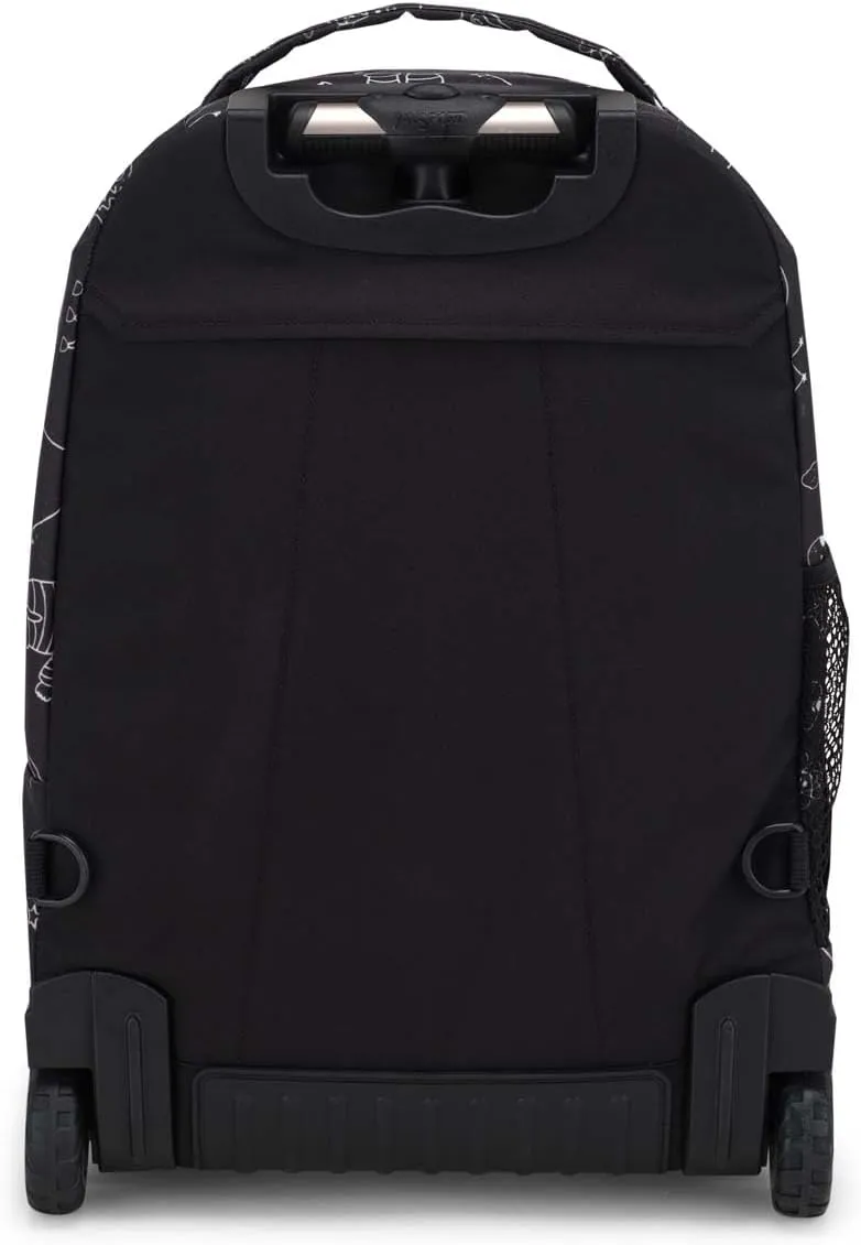 JanSport Driver 8 Rolling Backpack - Wheeled Travel Bag with 15-Inch Laptop Sleeve, One Size, Cosmic City