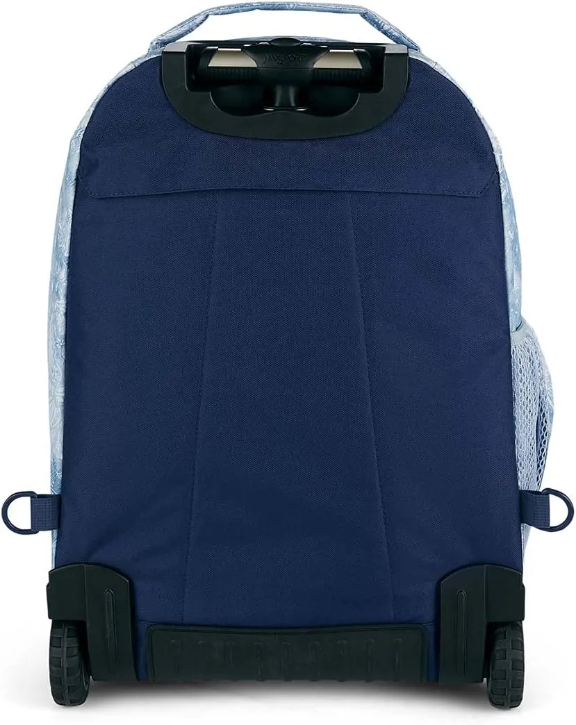 JanSport Driver 8 Rolling Backpack - Wheeled Travel Bag with 15-Inch Laptop Sleeve, One Size, Lucky Bandanna