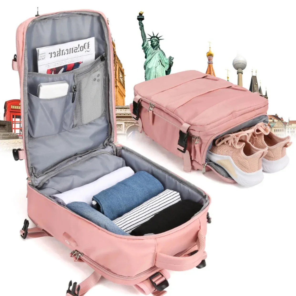 Jet-Setter's Carry-On Convertible Backpack